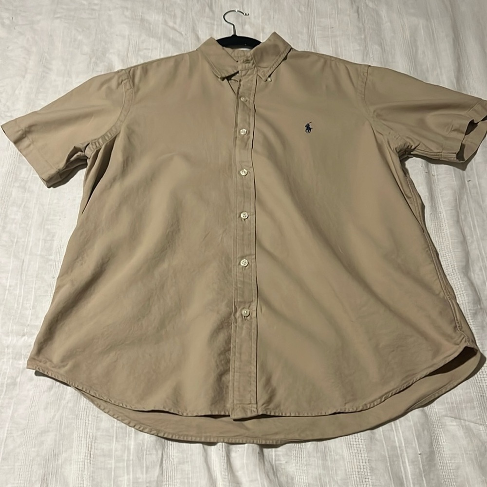Large. Polo by Ralph Lauren shirt. 100% cotton.